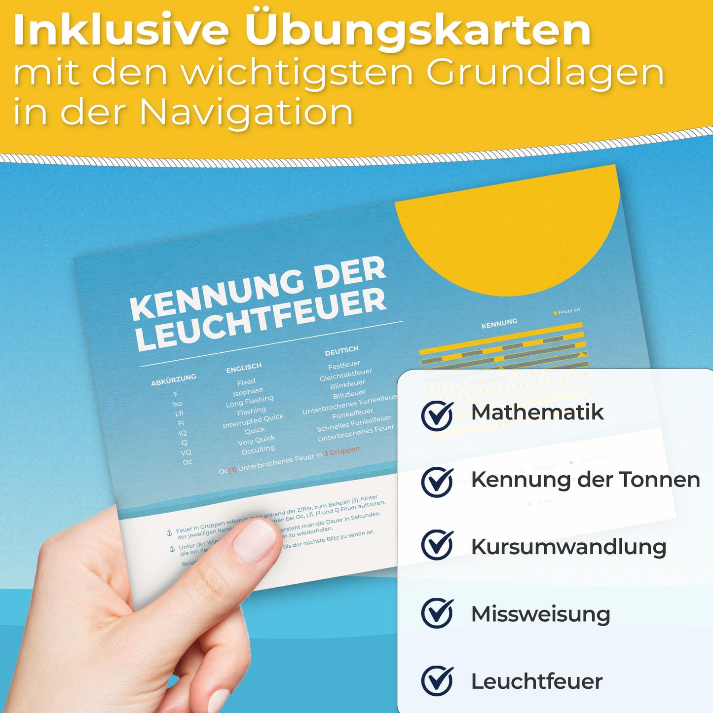 Navigationsbesteck für den Sportbootführerschein &  SKS