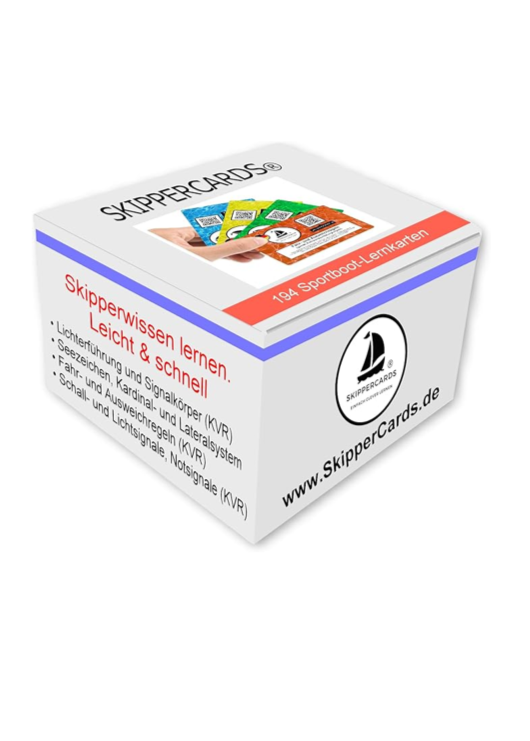 Skippercards Lernkarten - Seezeichen, Lichterführung, Ausweichregeln, Signale